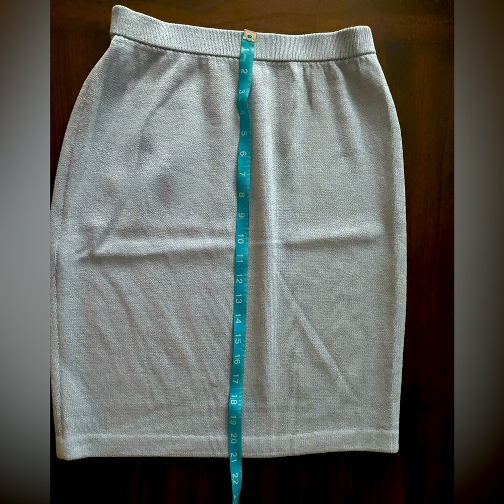 Light Blue St John skirt size 2